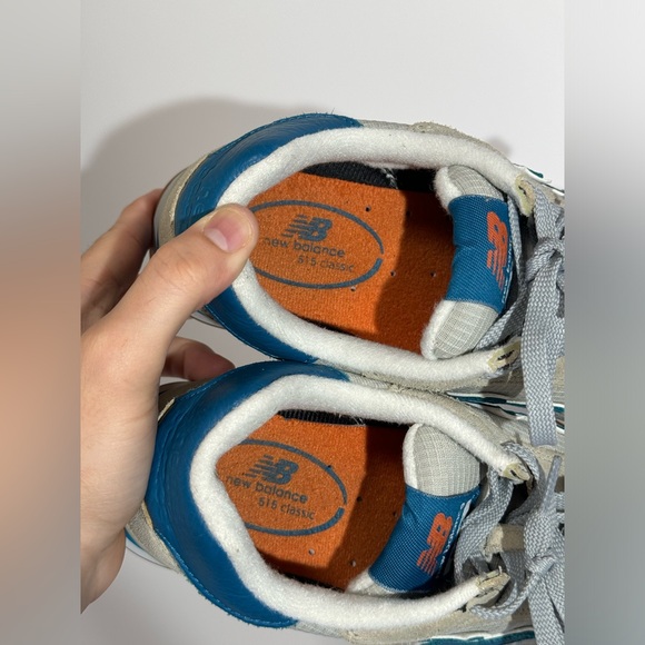 New Balance 515 Athletic Sneakers Gray / Teal WL515TBB Lifestyle Women’s US 9.5 - Picture 5 of 8